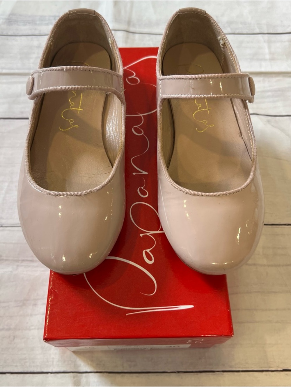 Papanatas Mary Jane Patent Leather Shoes